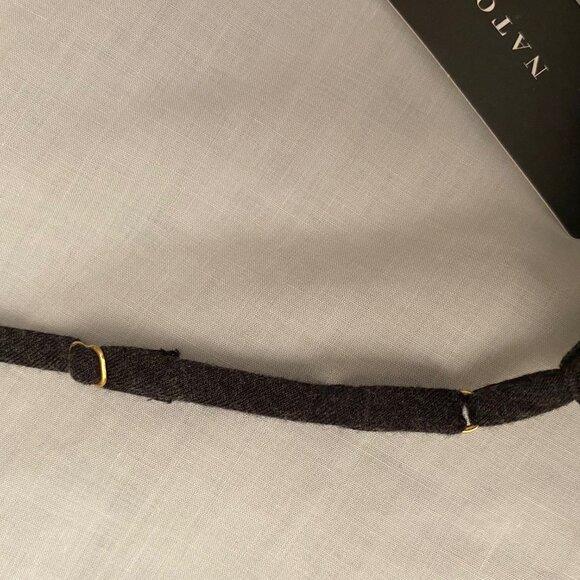 Natori LUXE Shangri-la Nightgown w/Lace Modal Blend Dark Gray XL NWT - Picture 4 of 7